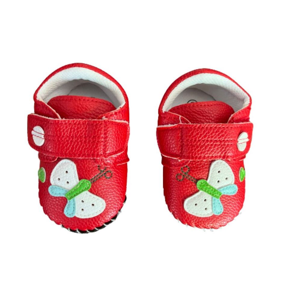 Butterfly soft sole infant shoes